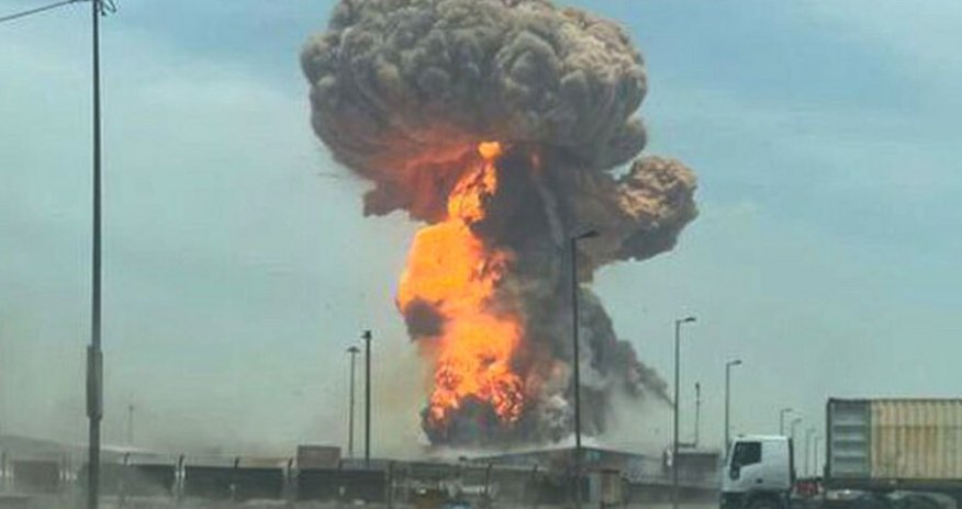 NYT назвала предварительную причину взрыва в иранском порту Шахид-Раджаи