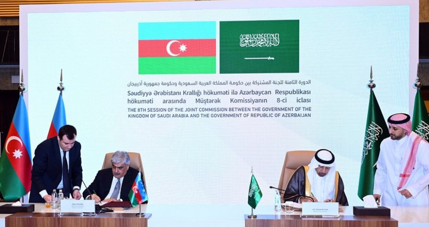 Azərbaycanla Səudiyyə Ərəbistanı hökumətləri arasında anlaşma memorandumları imzalanıb