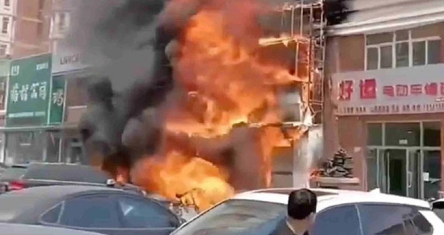 Çində restoranda yanğın olub, ölən və yaralananlar var