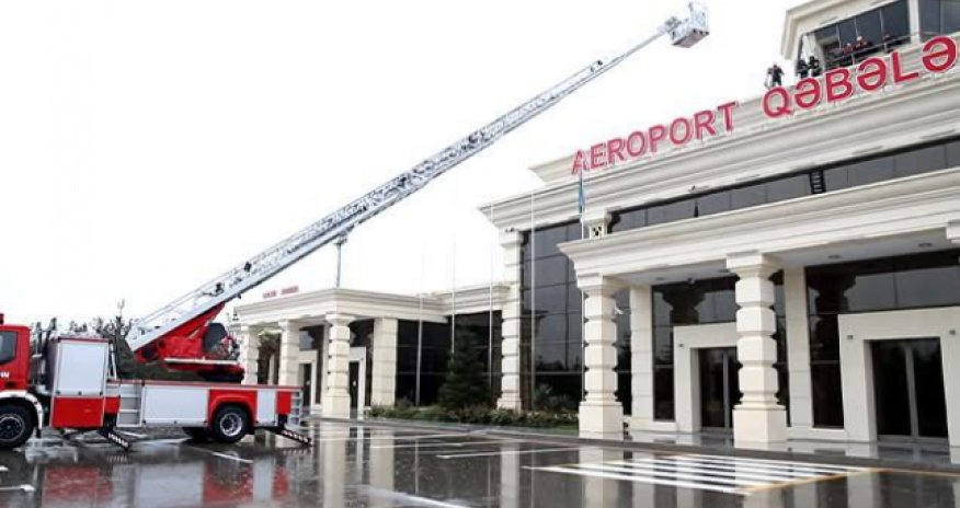 МЧС Азербайджана и AZAL провели совместные учения в аэропорту Габалы - Видео
