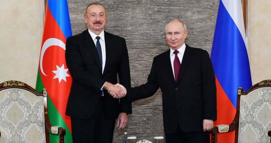 Владимир Путин поздравил президента Азербайджана