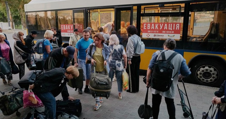Срочная эвакуация населения в украинских городах