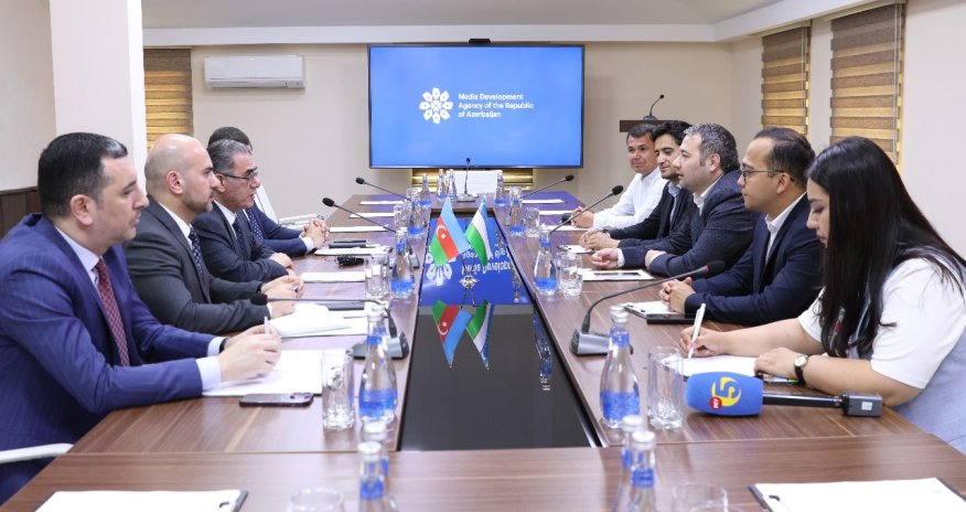 MEDİA Agentliyində Özbəkistan nümayəndələri ilə görüş keçirilib