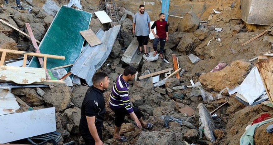 При ударе по зданию школы в Газе погибли не менее 20 человек