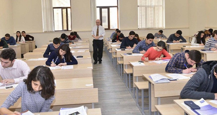 20 min 549 bakalavr magistraturaya imtahan verəcək