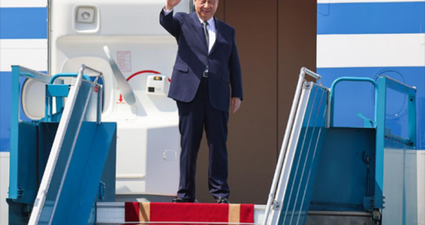 Si Cinpin Rusiyaya səfər edib