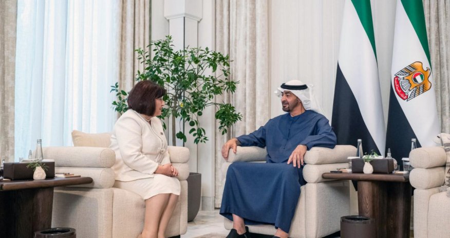 Sahibə Qafarova BƏƏ Prezidenti ilə görüşüb