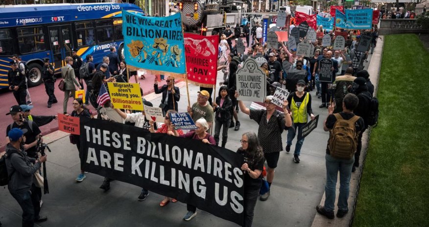 Protesters disrupt Met Gala over Trump and billionaire elite