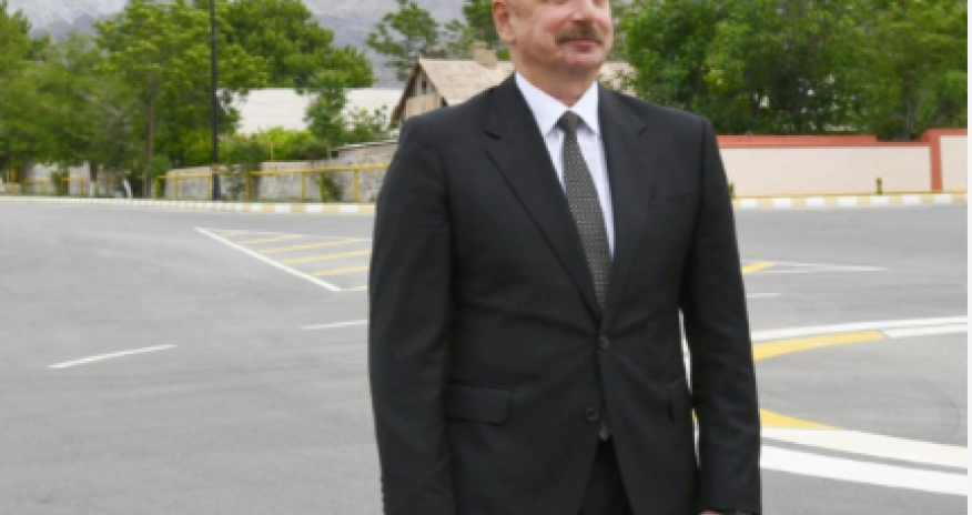 Ilham Aliyev opens livestock complex in Khojaly