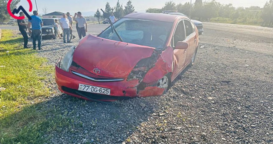 Tərtərdə avtomobillər toqquşub, 4 nəfər xəsarət alıb