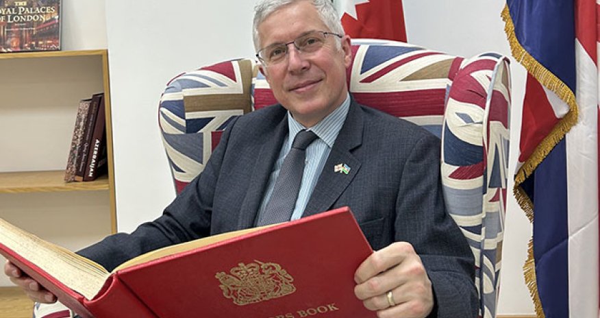 Britaniya səfirindən Heydər Əliyevlə bağlı paylaşım