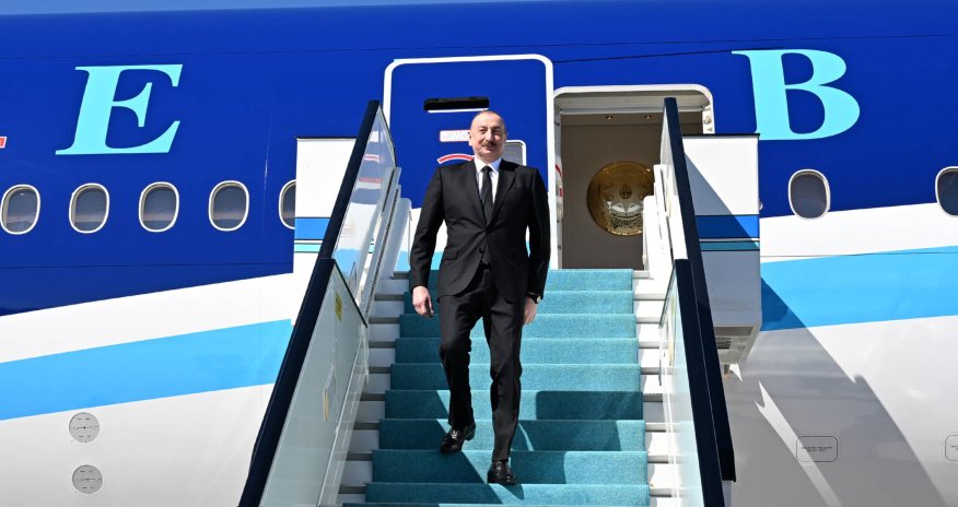 Prezident Albaniyaya səfərə gedib