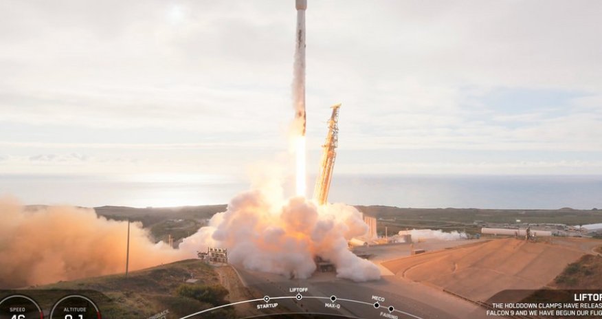 Ракета Falcon 9 вывела на орбиту еще 26 интернет-спутников Starlink