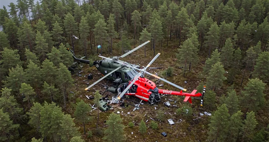 Finlandiyada iki helikopter toqquşub, 5 nəfər ölüb