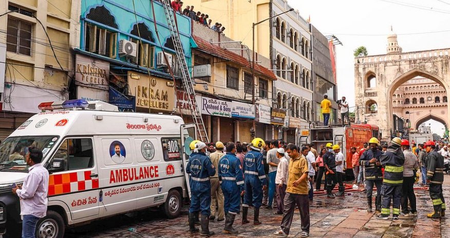 Hindistanda yanğın olub,17 nəfər ölüb