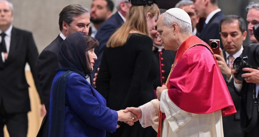 Sahibə Qafarova Roma Papasının taxtaçıxma mərasimində iştirak edib