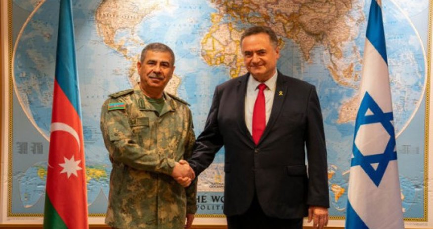 Закир Гасанов встретился с министром обороны Израиля