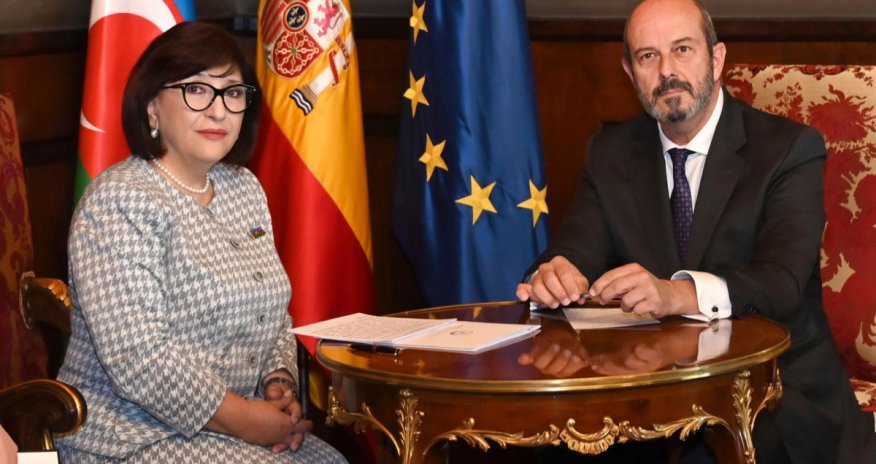 Sahibə Qafarova İspaniya Senatının sədri ilə görüşüb
