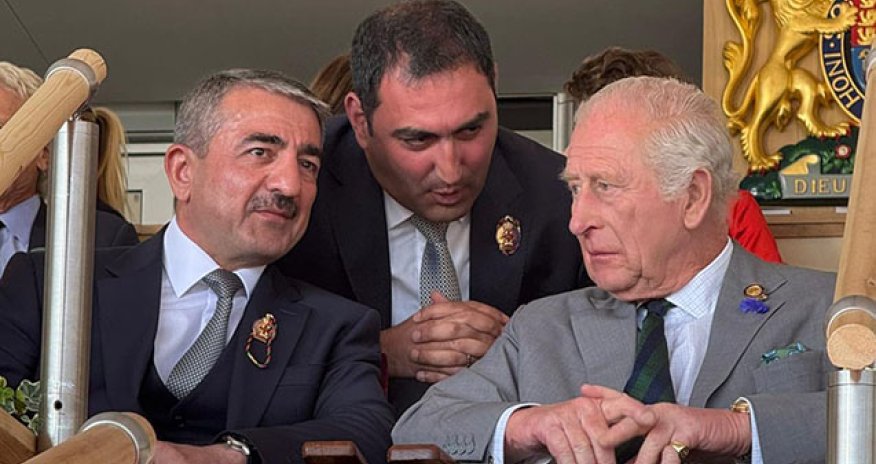Azerbaijani border chief meets King Charles at Windsor Horse Show