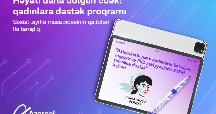 &ldquo;Qızların STEM-də yüksəlişi&rdquo; proqramının qalibləri açıqlandı