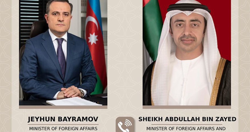 Azerbaijani, UAE foreign ministers discuss regional security