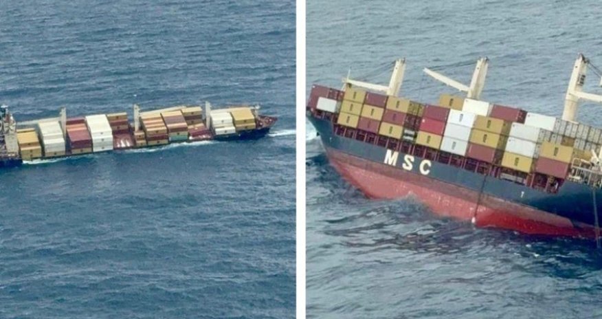 Судно с опасным грузом затонуло в Аравийском море