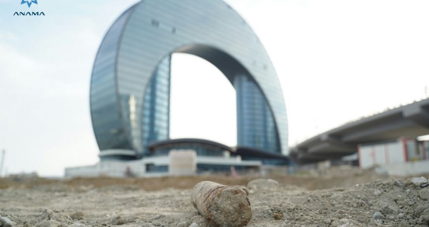 Bakıda top mərmisi tapılıb