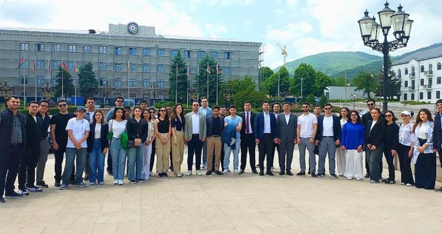 Azerbaijan MFA volunteers visit Khankandi and Shusha