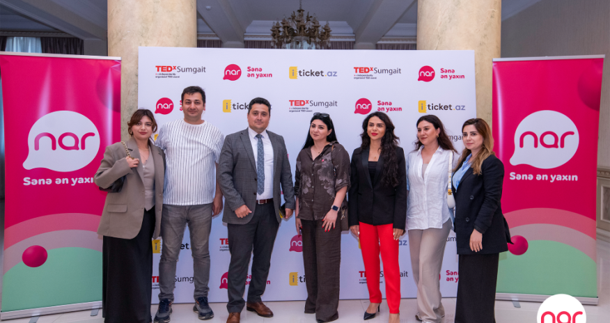 &ldquo;Nar&rdquo;ın əsas tərəfdaşlığı ilə &ldquo;TEDx Sumgait&rdquo; tədbiri uğurla başa çatdı