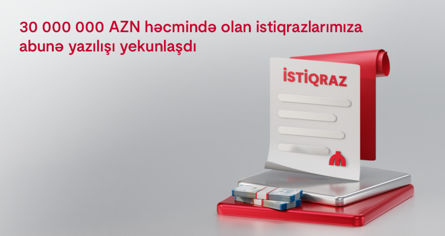 Kapital Bank-ın 30 000 000 AZN həcmində istiqrazlarının yerləşdirilməsi başa çatdı