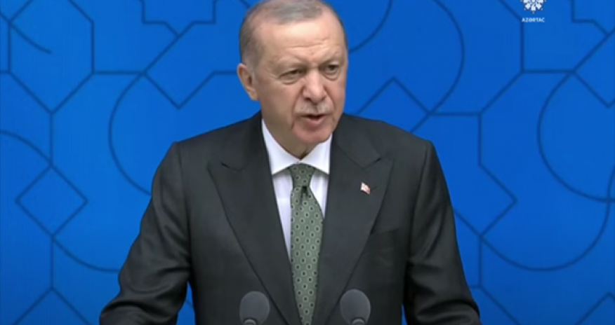 Ərdoğan Laçında Səməd Vurğunun şeirini oxudu - Video