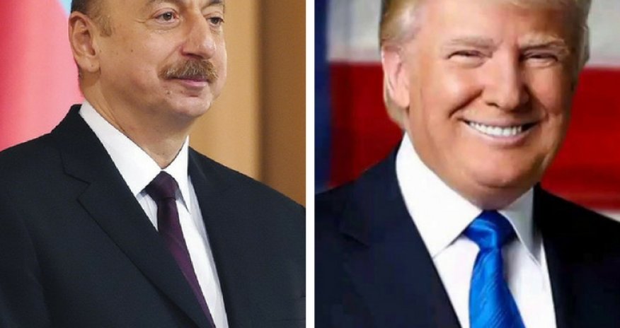 Tramp İlham Əliyevi təbrik edib