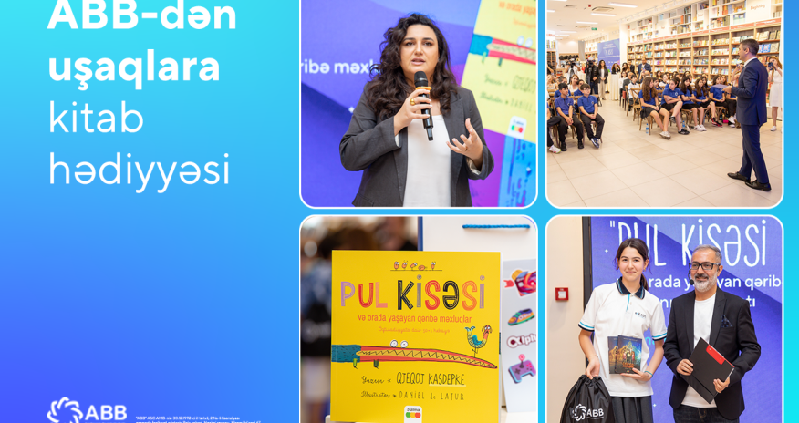 ABB-nin dəstəyi ilə uşaqlar üçün iqtisadiyyat
kitabı təqdim edildi