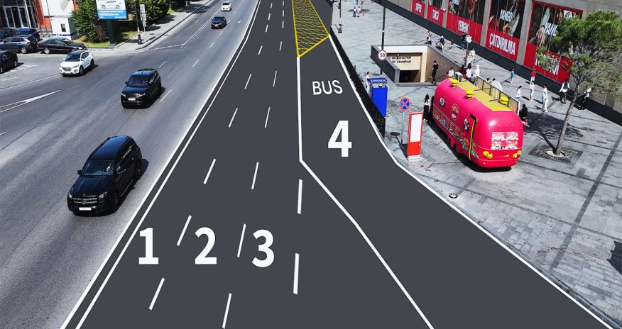 Fətəli xan Xoyski küçəsində 4 hərəkət zolağı olacaq