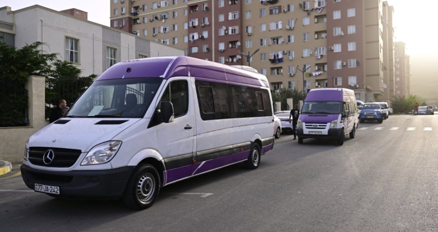 Новая группа лачинцев возвращается домой