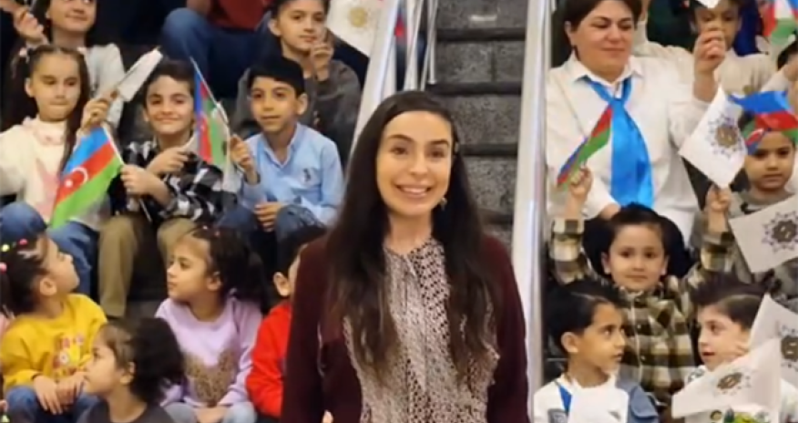 Leyla Əliyevadan uşaqlarla bağlı paylaşım - Video