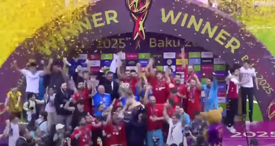 Minifutbol üzrə dünya çempionu olan Azərbaycan millisi mükafatlandırılıb - Video -Yenilənib