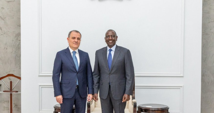 Ceyhun Bayramov Keniya Prezidenti ilə görüşüb