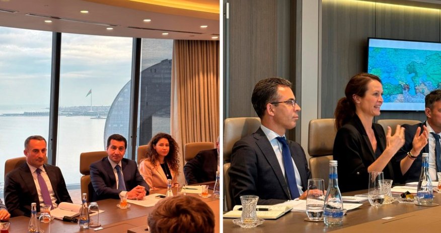 Hikmət Hacıyev Şimali Baltik Səkkizliyi ölkələrinin nümayəndələri ilə görüşüb