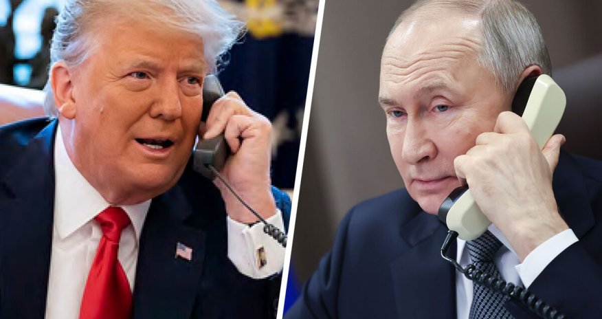 Tramp və Putin arasında telefon danışığı olub