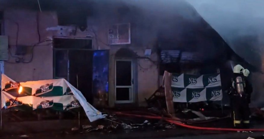 Sabunçu bazarında yanğın olub - Video