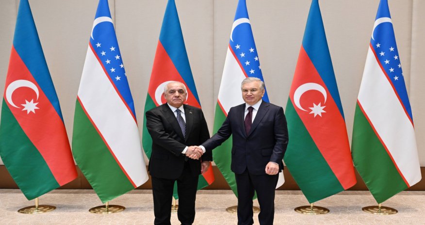 Əli Əsədov Özbəkistan Prezidenti ilə görüşüb
