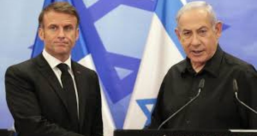 Makron və Netanyahu arasında telefon danışığı olub