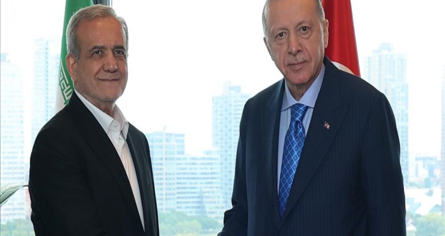 Ərdoğan Pezeşkianla İran-israil qarşıdurmasını müzakirə edib