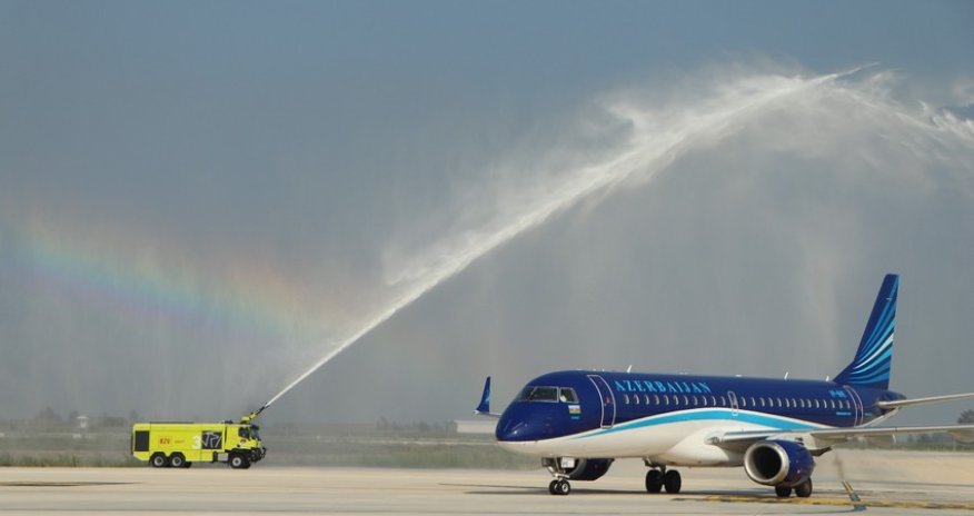 AZAL выполнил первый рейс в турецкий Международный аэропорт Чукурова