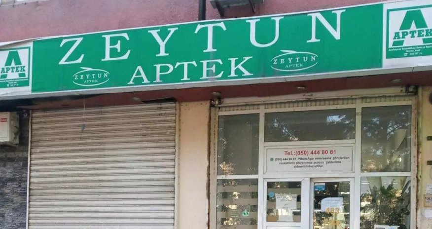 "Zeytun" aptekdə nöqsanlar aşkarlanıb