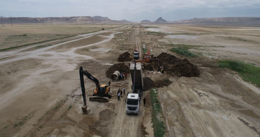 Oğuz-Qəbələ-Bakı su xəttindəki qəza aradan qaldırılıb
