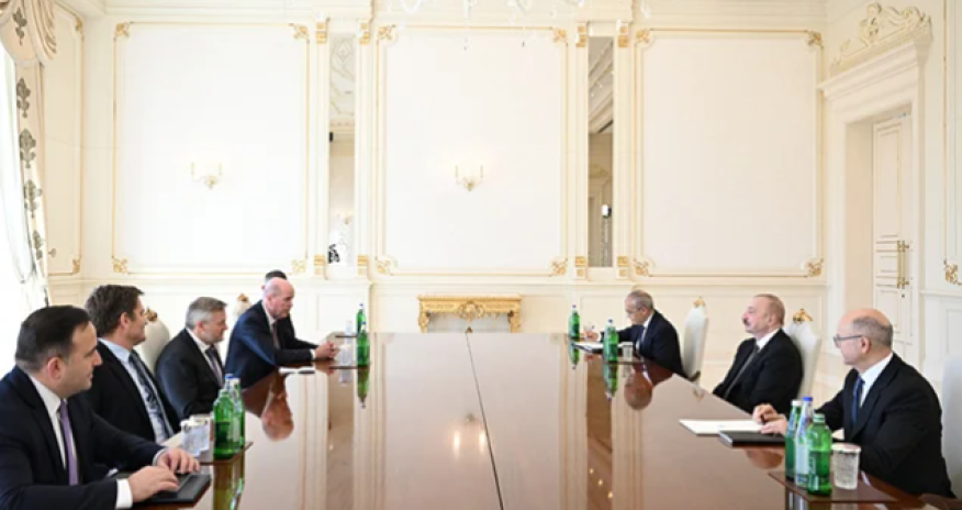 Azerbaijan's President Aliyev meets bp CEO Murray Auchincloss