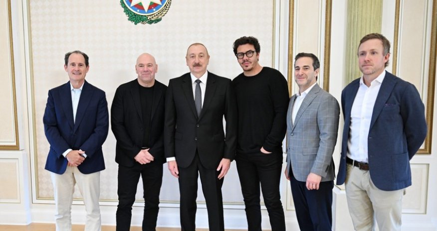 Президент Ильхам Алиев принял президента UFC
