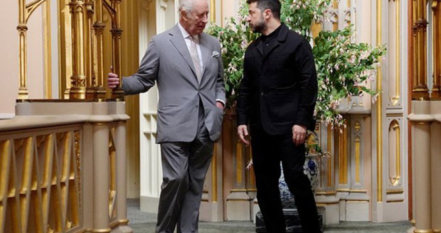 Zelenski III Çarlzla görüşüb